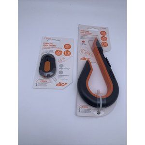 LOT OF SLICE CRAFTING ITEMS CERAMIC BOX CUTTER & CERAMIC BOX CUTTER BLADES